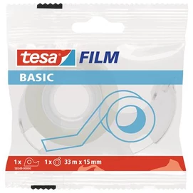 Ragasztószalag adagolón, 15 mm x 33 m, TESA &quot;Basic&quot;, átlátszó