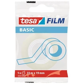 Ragasztószalag, 19 mm x 33 m, TESA &quot;Basic&quot;, átlátszó