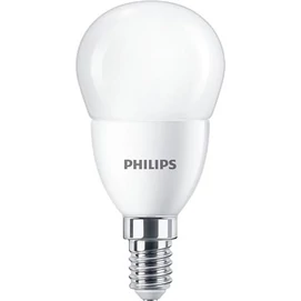 LED izzó, E14, kisgömb, P48, 7W, 806lm, 2700K, PHILIPS &quot;CorePro&quot;