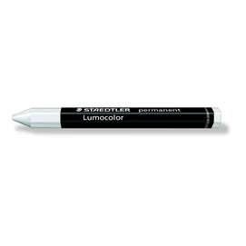 Jelölőkréta, mindenre író, vízálló (omnigraph), STAEDTLER &quot;Lumocolor 236&quot;, fehér