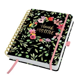 Naptár, A5, heti, dátumozatlan, kemény borító, SIGEL &quot;Jolie&quot;, Flower Love