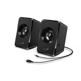 Hangszóró, 2.0, 3W, USB táp, GENIUS &quot;SP-U125&quot;, fekete