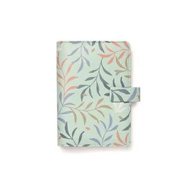 Kalendárium, gyűrűs, betétlapokkal, personal méret, FILOFAX &quot;Botanical&quot;, menta