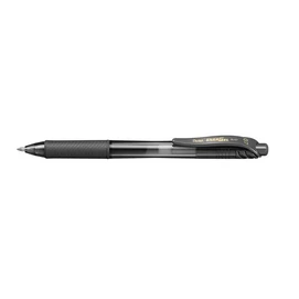 Zseléstoll, 0,35 mm, nyomógombos, PENTEL &quot;EnerGelX BL107&quot;, fekete