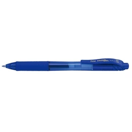 Zseléstoll, 0,35 mm, nyomógombos, PENTEL &quot;EnerGelX BL107&quot;, sötétkék