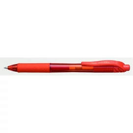 Zseléstoll, 0,35 mm, nyomógombos, PENTEL &quot;EnerGelX BL107&quot;, narancs