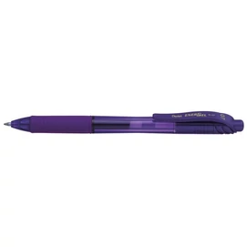 Zseléstoll, 0,35 mm, nyomógombos, PENTEL &quot;EnerGelX BL107&quot;, lila