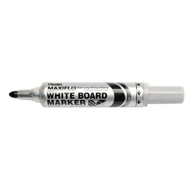 Táblamarker, 2,5 mm, kúpos, PENTEL &quot;Maxiflo MWL5M&quot;, fekete