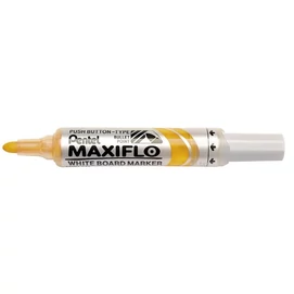 Táblamarker, 2,5 mm, kúpos, PENTEL &quot;Maxiflo MWL5M&quot;, sárga