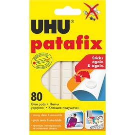 Gyurmaragasztó, 80 kocka/csomag, UHU &quot;Patafix&quot;