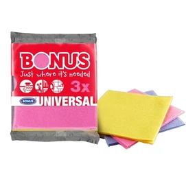 Törlőkendő, univerzális, 3 db BONUS &quot;Universal&quot;