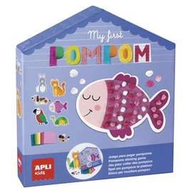 Kreatív készségfejlesztő készlet, APLI Kids &quot;My first Pompom&quot;, állatok