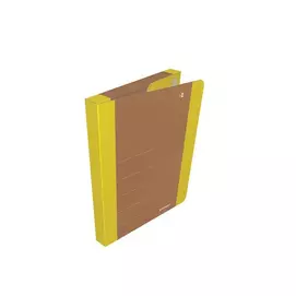 Füzetbox, 30 mm, karton, A4, DONAU &quot;Life&quot;, neon sárga