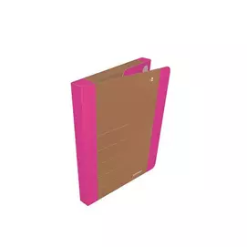 Füzetbox, 30 mm, karton, A4, DONAU &quot;Life&quot;, neon rózsaszín