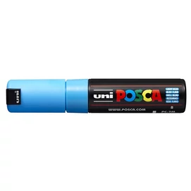 Dekormarker, 4,5-5,5 mm, UNI &quot;Posca PC-7M&quot;, világoskék