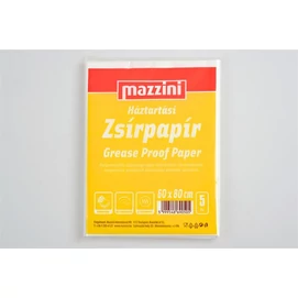 Háztartási zsírpapír, íves, 5 ív, 60x80 cm, MAZZINI