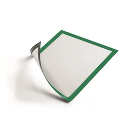 Infokeret, A4, mágneses, DURABLE &quot;DURAFRAME® MAGNETIC&quot;, zöld