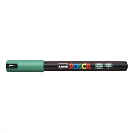 Dekormarker, 0,7 mm, UNI &quot;Posca PC-1MR&quot;, zöld