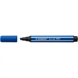 Rostirón, 1-5 mm, vágott hegy, STABILO &quot;Pen 68 MAX&quot;, ultramarinkék