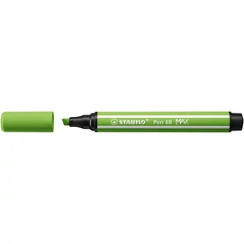 Filctoll, 1-5 mm, vágott hegy, STABILO &quot;Pen 68 MAX&quot;, világoszöld