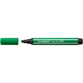 Filctoll, 1-5 mm, vágott hegy, STABILO &quot;Pen 68 MAX&quot;, zöld