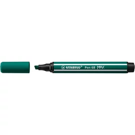 Filctoll, 1-5 mm, vágott hegy, STABILO &quot;Pen 68 MAX&quot;, türkizzöld