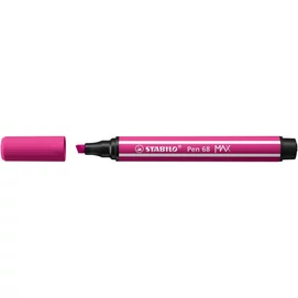 Filctoll, 1-5 mm, vágott hegy, STABILO &quot;Pen 68 MAX&quot;, pink