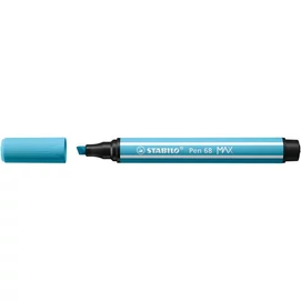 Rostirón, 1-5 mm, vágott hegy, STABILO &quot;Pen 68 MAX&quot;, azúrkék