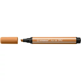 Filctoll, 1-5 mm, vágott hegy, STABILO &quot;Pen 68 MAX&quot;, sötét okker