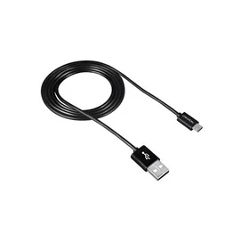 USB kábel, USB 2.0-microUSB, 1 m, CANYON &quot;UM-1&quot;, fekete