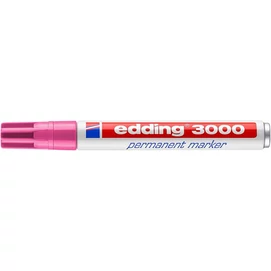 Alkoholos marker, 1,5-3 mm, kúpos, EDDING "3000", rózsaszín