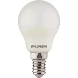 LED izzó, E14, kisgömb, 6,5W, 806lm, 2700K (MF), SYLVANIA "ToLEDo"