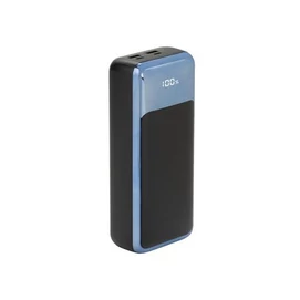 Hordozható akkumulátor, laptopokhoz, 30000mAh, QC/PD 65W, RIVACASE &quot;VA1080&quot;