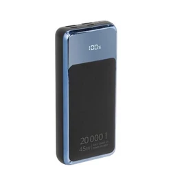 Hordozható akkumulátor, laptopokhoz, 20000mAh, QC/PD 45W, RIVACASE &quot;VA1075&quot;