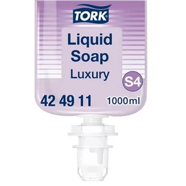 Folyékony szappan, 1 l, S4 rendszer, TORK &quot;Luxury&quot;, lila