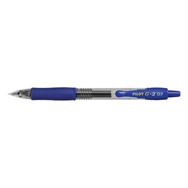 Zseléstoll, 0,32 mm, nyomógombos, PILOT &quot;G-2&quot;, kék