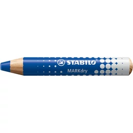 Táblaceruza fehértáblához, flipchartpapírhoz, kúpos, STABILO &quot;MARKdry&quot;, kék