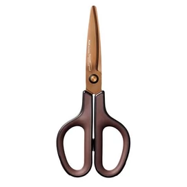 Olló, általános, 17,5 cm, PLUS &quot;Fitcut Curve Premium&quot;, bronz