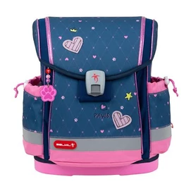 Iskolatáska, mágneszárral BELMIL &quot;Classy Plus Hearts&quot;, szivecske