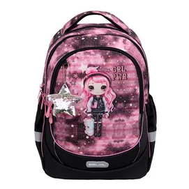 Iskolatáska, cipzáras, BELMIL &quot;Leisure Plus Pink Girl&quot;, pink lány