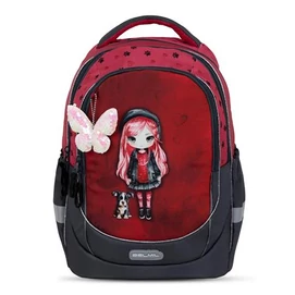 Iskolatáska, cipzáras, BELMIL &quot;Leisure Plus Ladybug Girl&quot;, katicalány