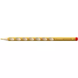 Színes ceruza, háromszögletű, jobbkezes, vastag, STABILO "EASYcolors", arany