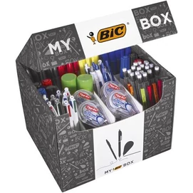 Írószer készlet, BIC &quot;Box&quot;, 124 darabos