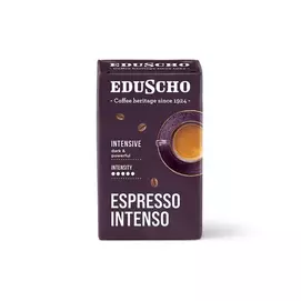 Kávé, pörkölt, őrölt, 250 g, EDUSCHO "Espresso Intensive"