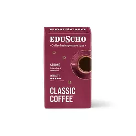 Kávé, pörkölt, őrölt, 250 g, EDUSCHO "Classic Strong"