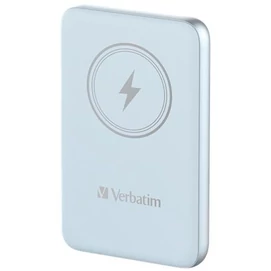 Hordozható akkumulátor, vezeték nélküli töltés, 10000 mAh, VERBATIM &quot;MCP-10, kék