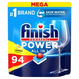 Mosogatógéptabletta, 94 db, FINISH, &quot;Power All in One&quot; Lemon