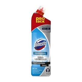 WC tisztító gél, 1 l, DOMESTOS &quot;Professional&quot;, óceán
