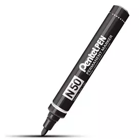 Alkoholos marker, 2 mm, kúpos, PENTEL "N50", fekete