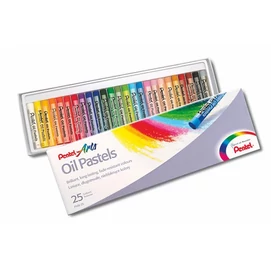 Olajpasztell kréta, PENTEL, &quot;Arts&quot;, 25 különböző szín